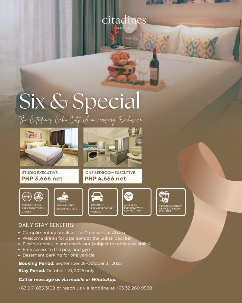 시타딘 세부시티 호텔 프로모션 - 약 9만원부터