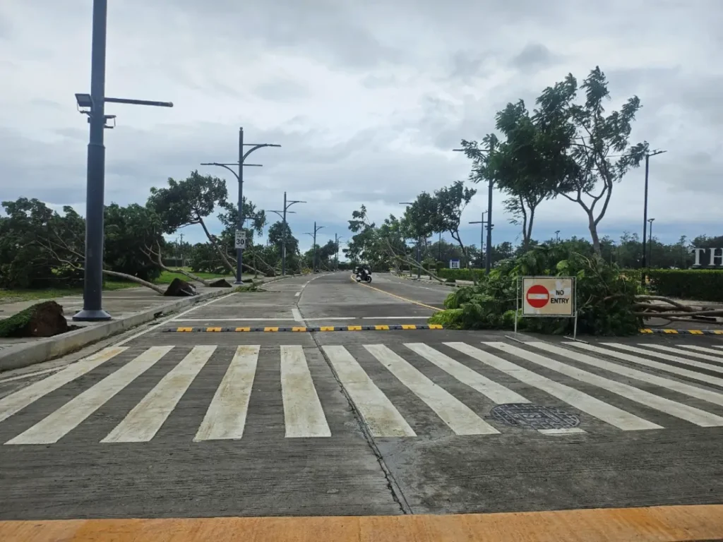 태풍 갈매기 통과 직후 세부 막탄 현지 상황 - 막탄 뉴타운