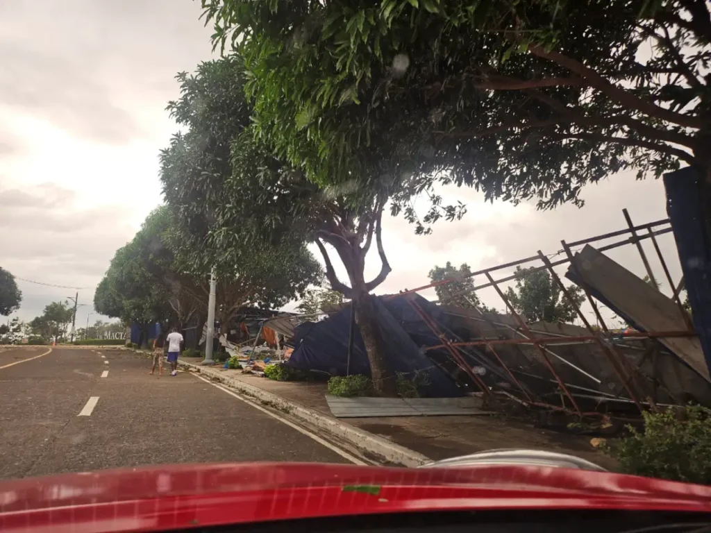 태풍 갈매기 통과 직후 세부 막탄 현지 상황 - 막탄 뉴타운